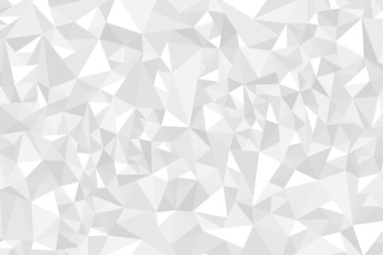 White polygons and triangles background texture © Hanz