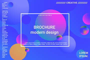 Obraz premium Abstract geometric texture. 3d ball shape gradients for decoration design.