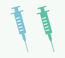 Syringe vector. Health, medical care. Illustration, icon. Drug, medicine. Doctor, nurse