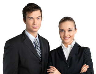 two young professionals