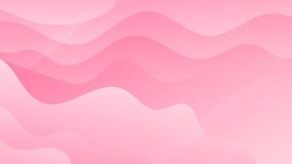 Abstract Gradient pink liquid background. Modern background design. Dynamic Waves. Fluid shapes composition. Fit for website, banners, brochure, posters