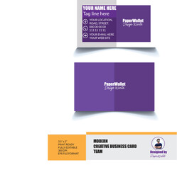 Naklejka na ściany i meble Modern Corporate Business Card template