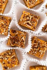 Pumpkin spice fudge with pecans