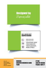 Modern Corporate Business Card  template