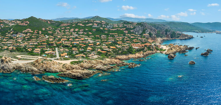 Veduta aerea panoramica di Costa Paradiso © Emiliano