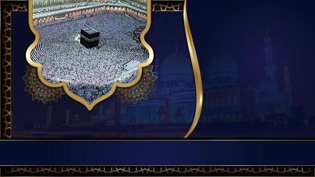 animated islamic background , luxury wallpaper hajj mabrour UHD 4K 30 fps 