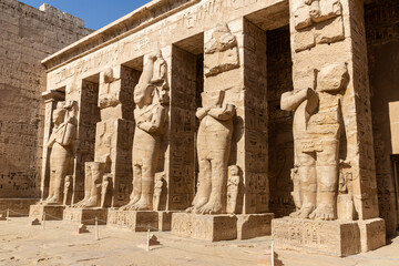 Medinet Habu temple in Luxor