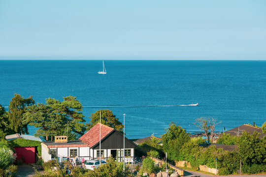 Allinge coast of Bornholm Denmark