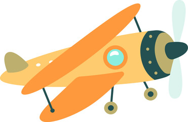 Cartoon Airplane Vehicle