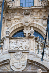 Fototapeta na wymiar The Cathedral from Santiago de Compostela - Galicia, Spain - details 