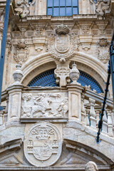 Fototapeta premium The Cathedral from Santiago de Compostela - Galicia, Spain - details 