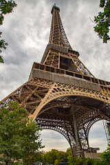 Various Ground View Photos of the Eiffel Tower