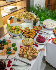 Delightful Mediterranean Moroccan Feast: Brunch Buffet with Savory and Sweet Dishes, Ramadan Iftar