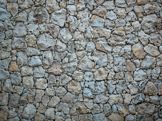 Aged and Cracked Stone Wall