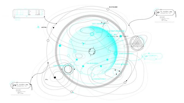 Alien infographics on the theme of Mars.