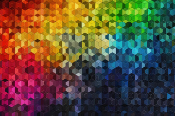 Abstract colorful, multicolored bright background for advertising or design, wallpaper for gadget.Ai Generated