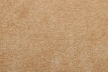 Texture of beige paper sheet as background, top view