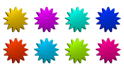 Sales and Promotional Batches Colorful Premium Quality Best Choice Exclusive Labels Set