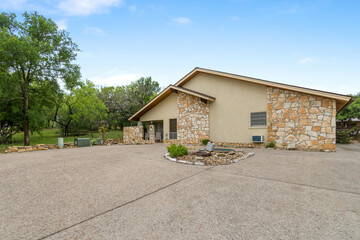 the front of a house