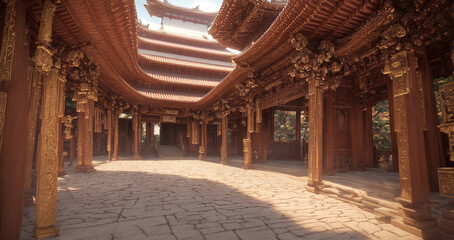 中国 寺院｜Generative AI