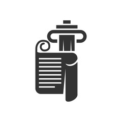 law logo template. Icon Illustration Brand Identity. Isolated and flat illustration. Vector graphic