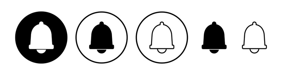 Bell Icon vector in trendy flat style isolated. Notification symbol web site design