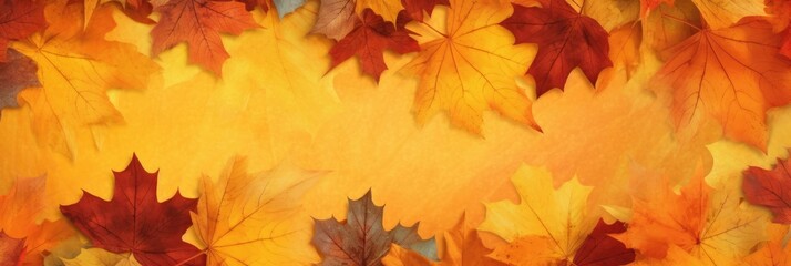 Fototapeta na wymiar autumn leaf with generative ai