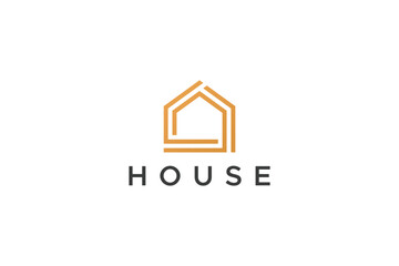 Real Estate House Developer Property Architecture Minimalist Logo
