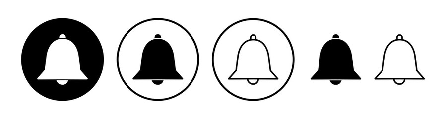 Bell Icon vector in trendy flat style isolated. Notification symbol web site design