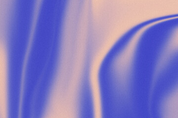 Abstract liquid gradient background. Distorted wave, grainy texture, dynamic fluid gradation graphic artwork. Vibrant colors motion swirls. Vintage retro style design.