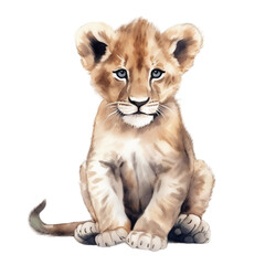 Obraz premium Adorable Lion Family Cliparts