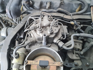 K-jetronic fuel injection system of car engine
