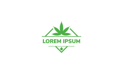 Cannabis dispensary logo design. Cannabis brand logo. Medical cannabis logo. Cannabis logo vector