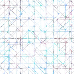 Abstract watercolour blue background of shapes with rounded corners. 