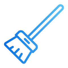 broom gradient icon