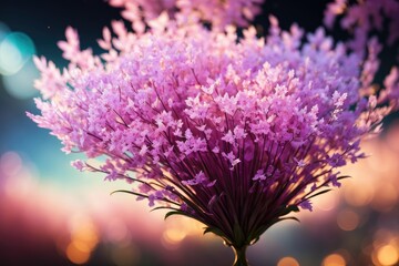 Fototapeta na wymiar 鮮やかな花々と朝日の祝福: 幸運を告げる瞬間 - Generative AI 8