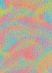 Pastel aurora rainbow background watercolor illustration for decoration on summer, retro and fantasy style concept.