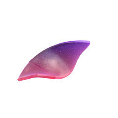 3d Rendering - Gradient Glass Abstract Geometric Object