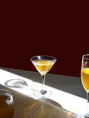 glass of drink