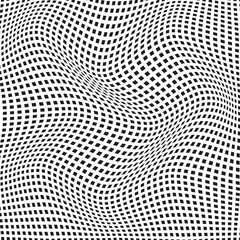 abstract black polka dot wave pattern illustration.