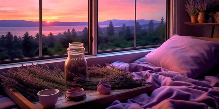 rituals such as herbal tea, lavender-infused pillows, and calming music to promote restful sleep and enhance overall well-being. Generative AI