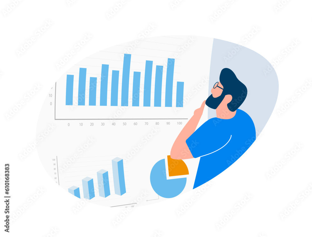 Poster leverage digital business analytics and big data for effective marketing strategies. gain insights f