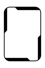 card rectangle frame