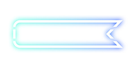 neon banner frame
