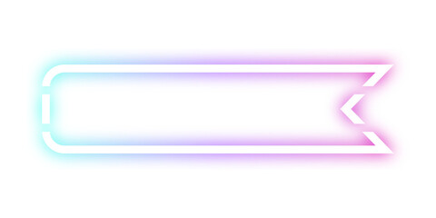 neon banner frame