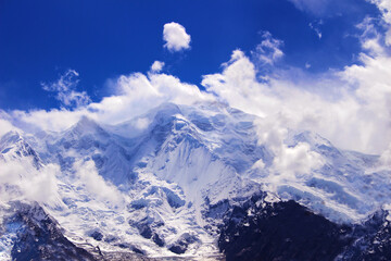 Fototapeta na wymiar Rakaposhi Mountain, Pakistan