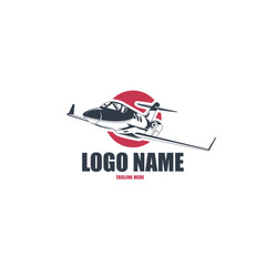 Jet plane logo, airplane, flight, fly, transport