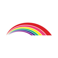 rainbow icon vector