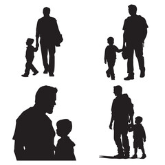 A silhouette of a person