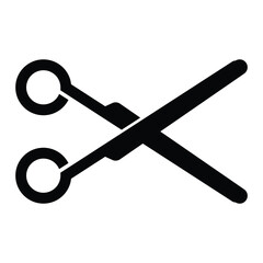 cutting scissors icon vector